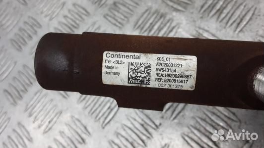 Топливная рампа дизельная renault scenic 3 (LUK16B