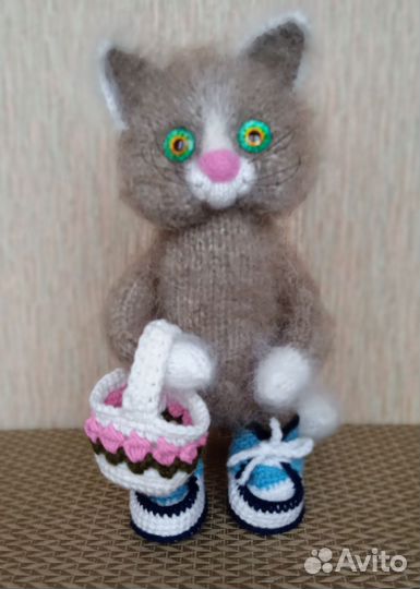 Котик интерьерная игрушка