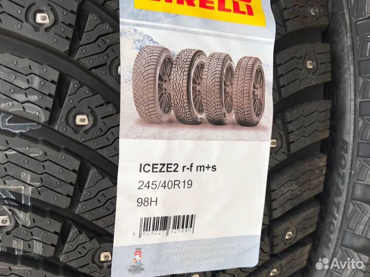 245/40R19 шипы зима RunFlat новые на BMW Mercedes