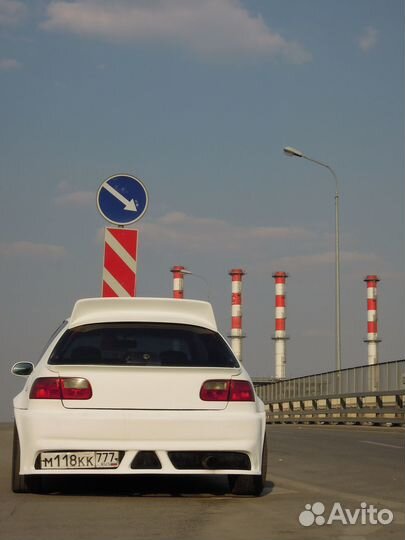 Спойлер BYS honda civic 5 (1992-1995 EG/EJ )