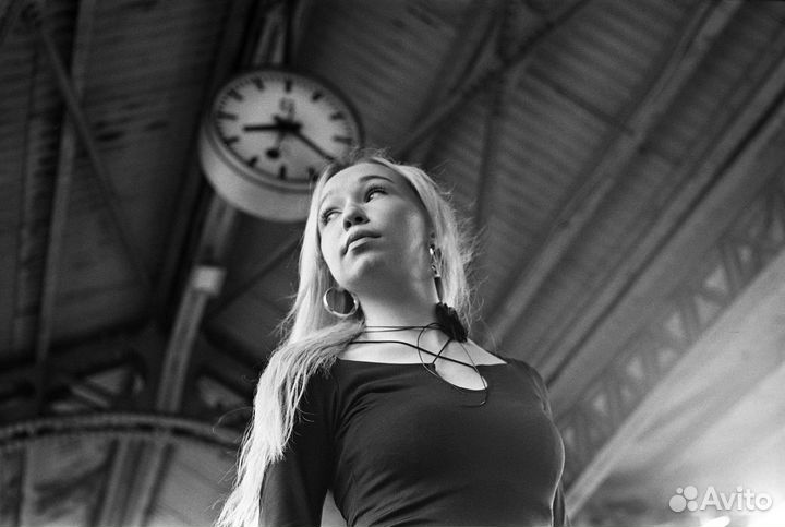 Фотосессия, чёрно-белое фото на плёнку, ретро