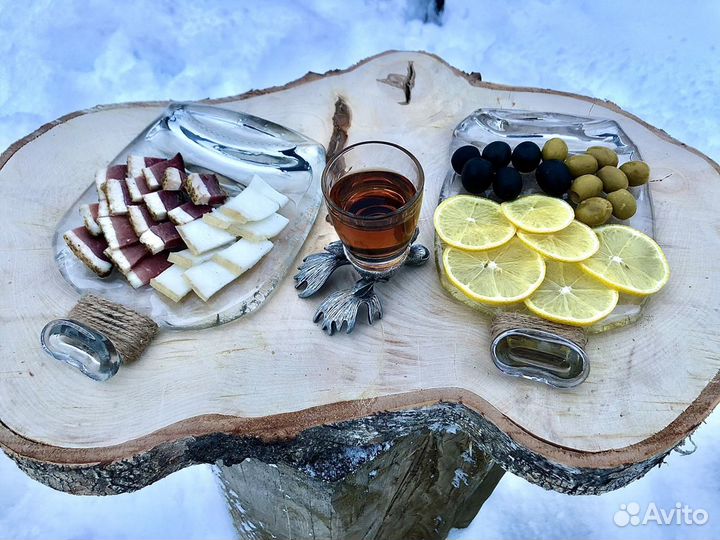 Блюдо из бутылок