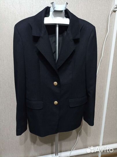 Китель форменный женский П/Ш иссиня чёрный фсб