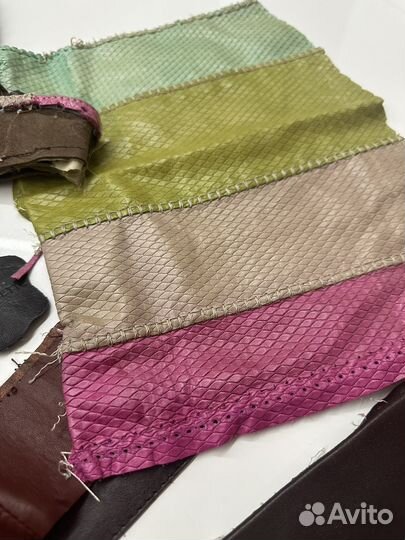 Натуральная кожа обрезки