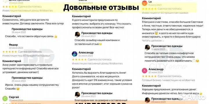 Инвестиции в Готовый Бизнес