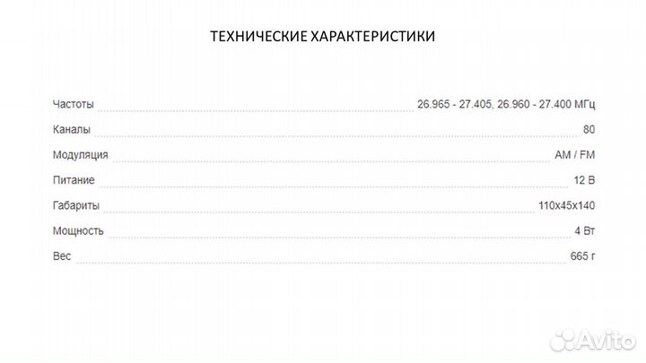 Рация автомобильная Midland M-Zero Plus