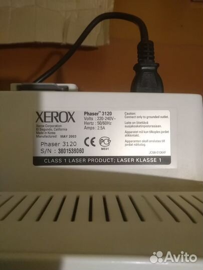 Принтер лазерный Xerox Phaser 3120