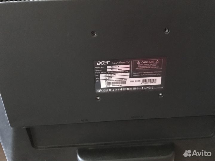 Монитор lcd Acer