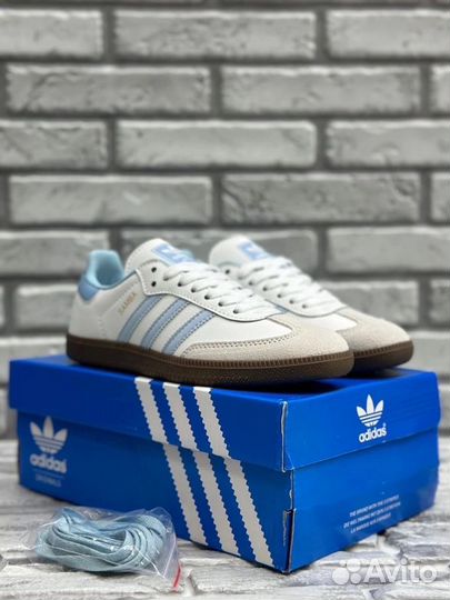 Adidas Samba White Blue