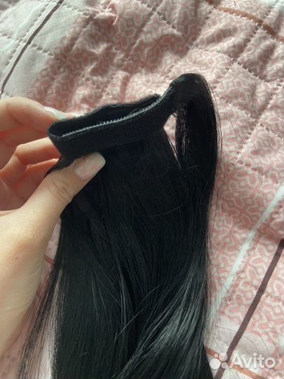 Накладной хвост черный
