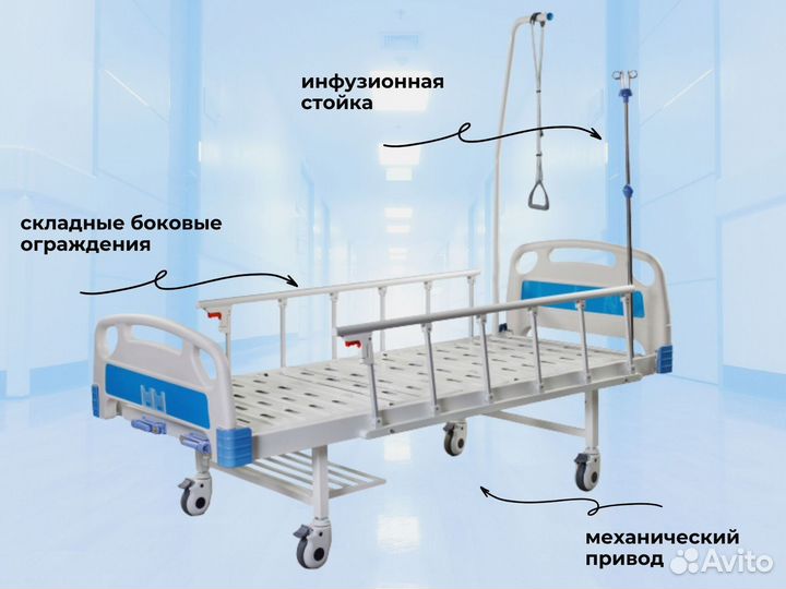 Медицинская кровать функциональная