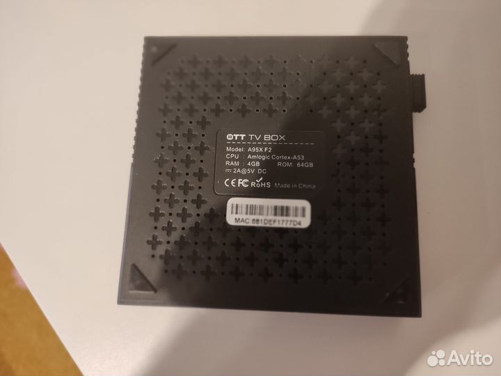 Android tv приставка A95X F2 4/64