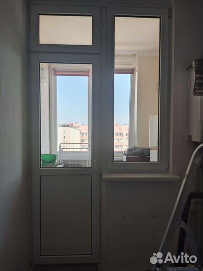 Пластиковое окно с балконной дверью