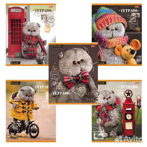 Тетрадь 18 л., hatber, клетка, обложка картон, 