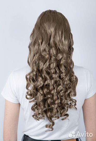 Волосы натуральные на заколках, на трессе