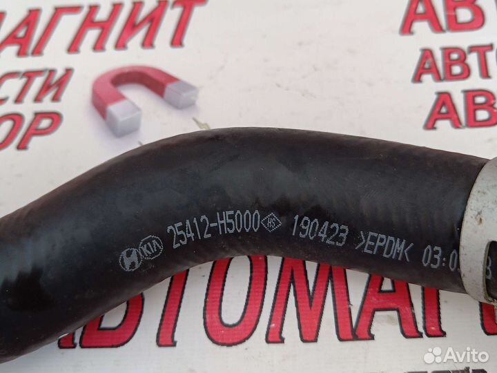 Патрубок охлаждения Хендай Солярис 2