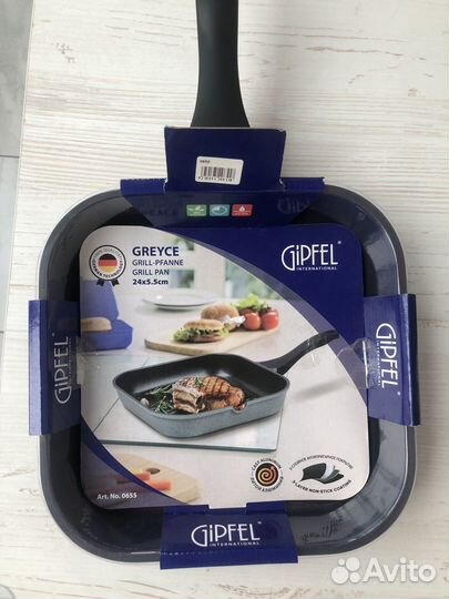 Сковорода гриль Gipfel