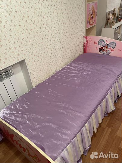 Детская кровать от 3 лет с матрасом бу