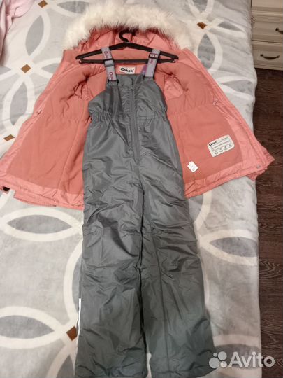Зимний комбинезон для девочки 122