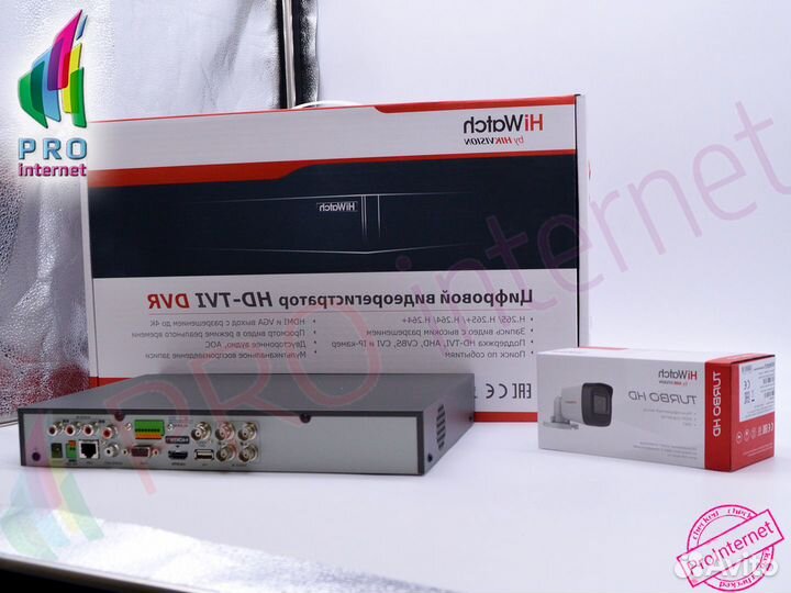 Видеонаблюдение цветной ночной съемкой 1шт