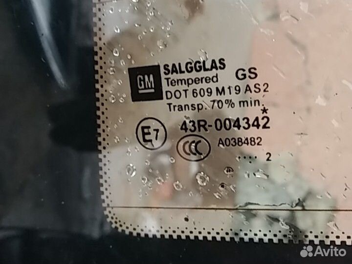Задней форточки Opel Astra J GTC