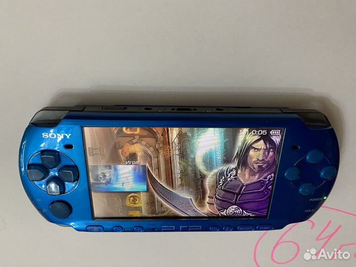 Sony PSP 3008 64 гб бирюзовая