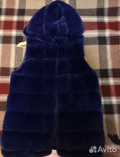 Жилет искусственный мех под бобрика