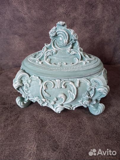 Шкатулка интерьерная из гипса