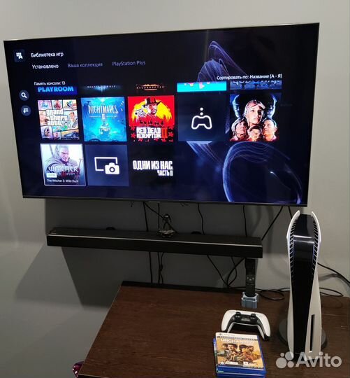 Sony playstation 5 с дисководом 2 джойстика