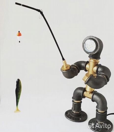 Светильник «Робот» в стиле Лофт