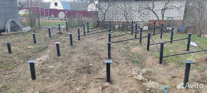 Фундамент на винтовых сваях