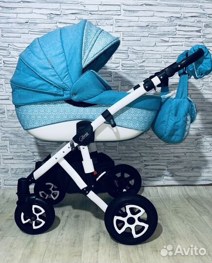 Коляска adamex gloria 2 в 1 (доставка )