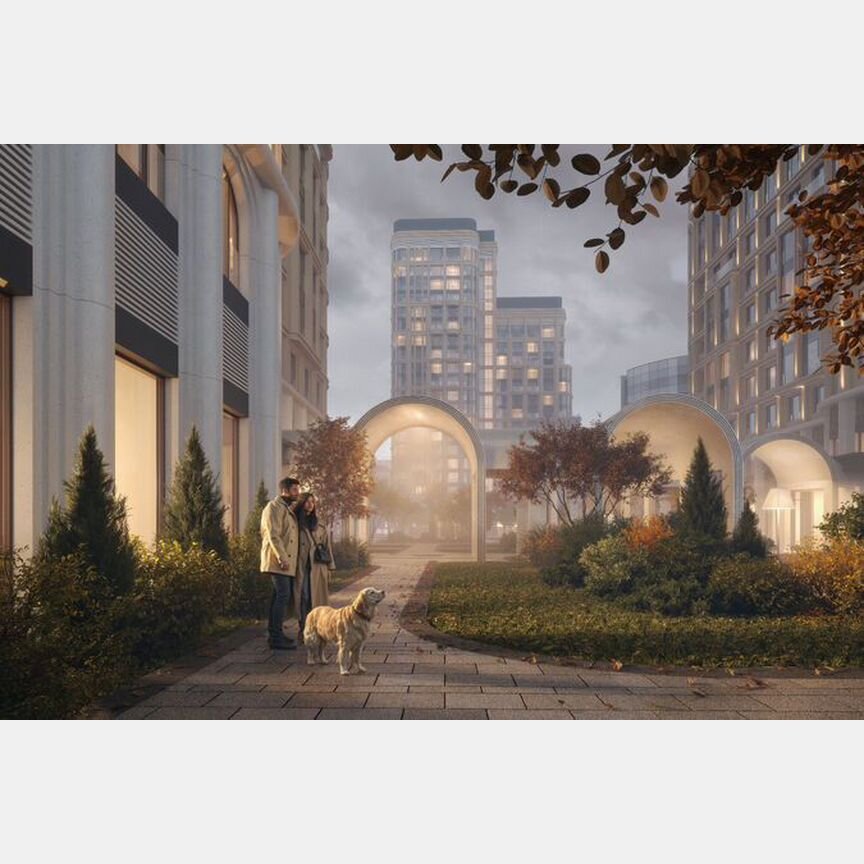 2-к. квартира, 74,4 м², 16/23 эт.