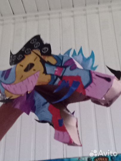 Дракон на руку из бумаги