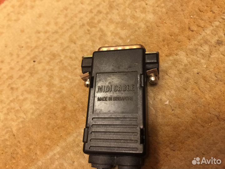 Midi шнур для компьютера (com порт)