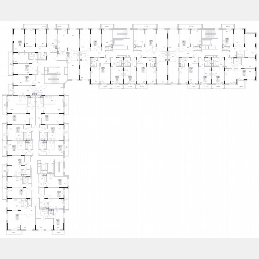 2-к. квартира, 65,2 м², 6/9 эт.