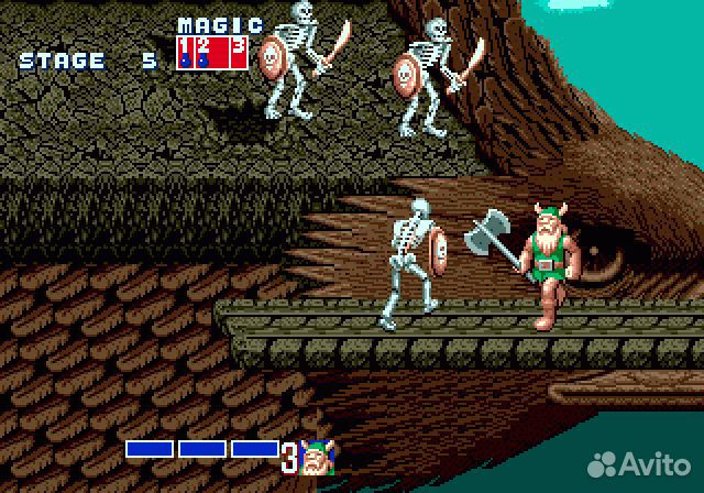 Golden Axe Sega, русские субтитры