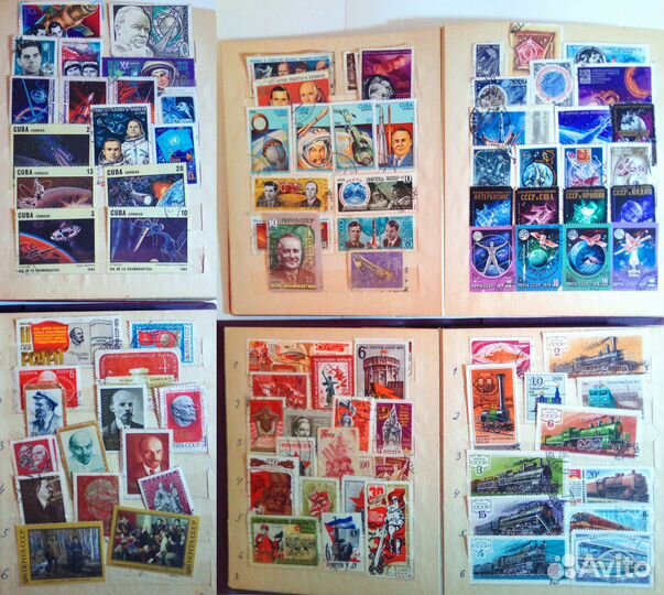 Коллекция марок Советского времени СССР