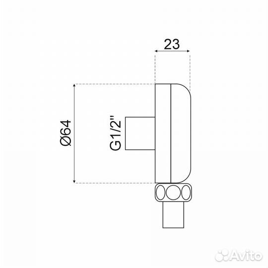 Шланговое подключение Webert AC1016060, медь