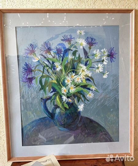 Интерьерная картина. Рисунок. Графика. Букет