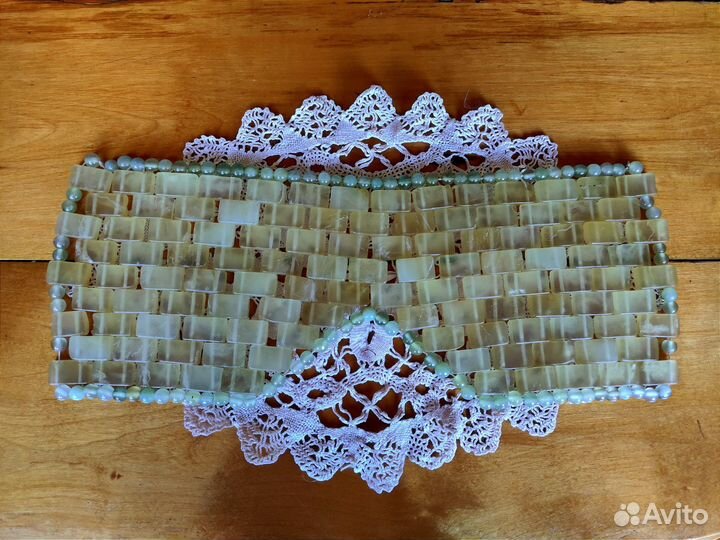 Нефритовая маска. Натуральный камень