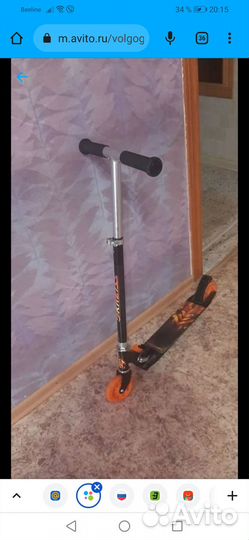 Самокат с искрами