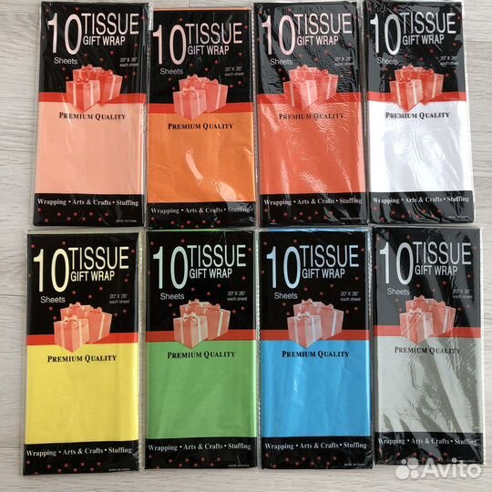 Бумага тишью 10листов