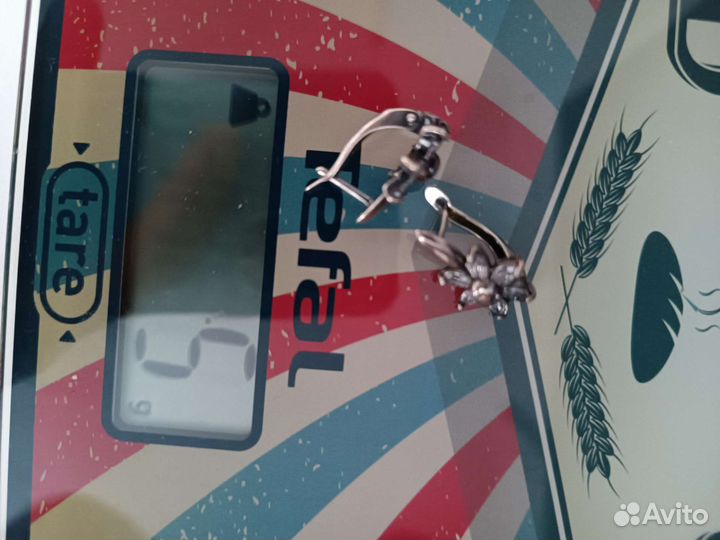 Серьги серебро 925