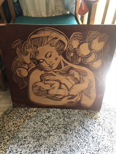 Деревянное панно СССР