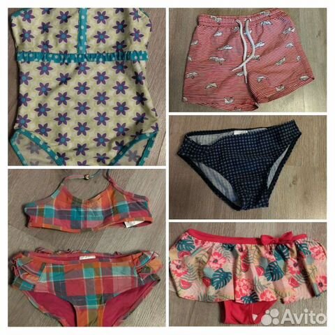 Купальники и плавки в идеале, на рост 98-140