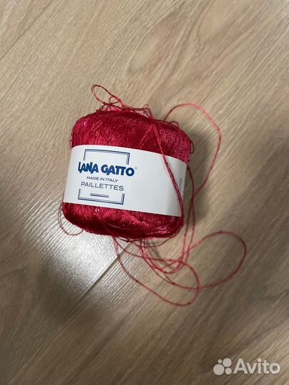 Пряжа с пайетками