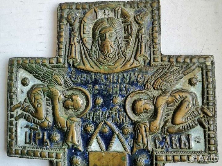 Поморский старообрядческий крест (оригинал 18 век)