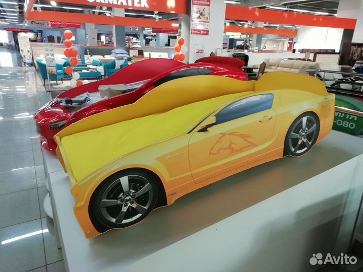 Кровать-машина Мустанг