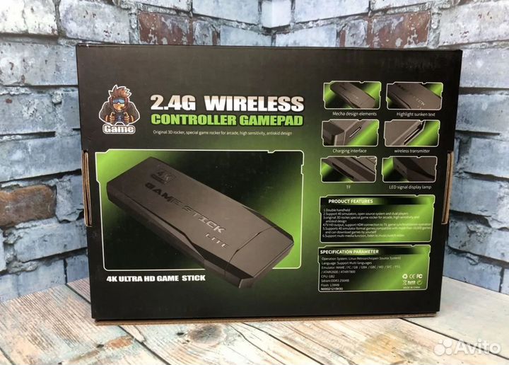 Игровая приставка Game Stick Lite 64GB (10000 игр)